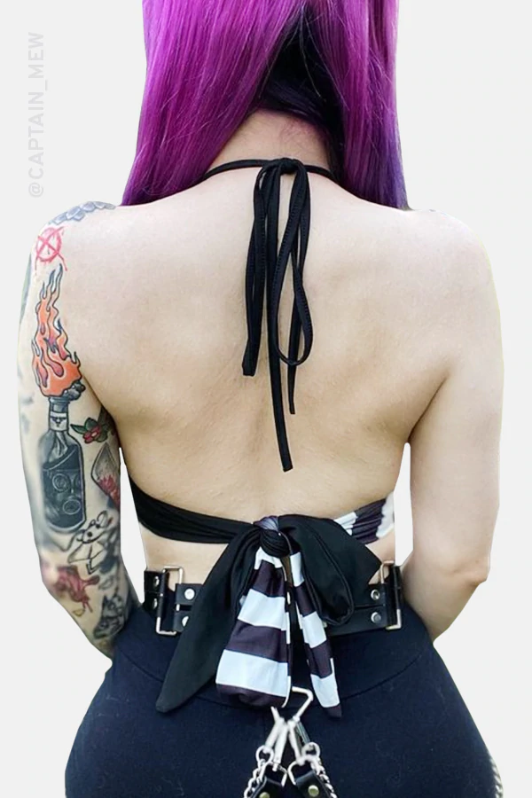 Nightmare Crop Halter