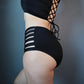 Black Widow High Waisted Bikini Bottoms