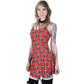 Coffin Roses Skater Dress