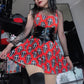 Coffin Roses Skater Dress