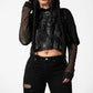 Dark Forces Cropped Hoodie