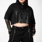 Dark Forces Cropped Hoodie