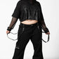 Dark Forces Cropped Hoodie