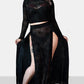 Spiderweb Mesh M-Line Skirt